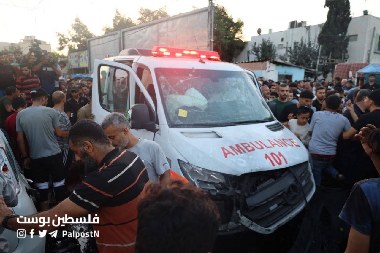 ЦАХАЛ нанесли удар по машине скорой помощи, направлявшейся к КПП «Рафах»