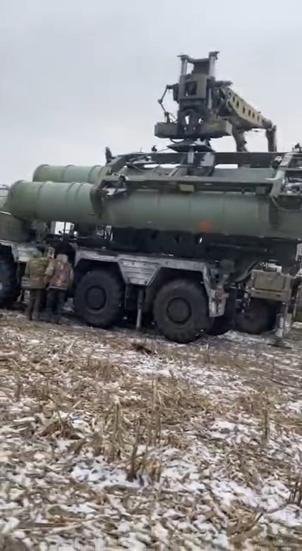 Редкие кадры боевого применения батареи ЗРС С-300ПМ2 ВС РФ в ходе проведения СВО