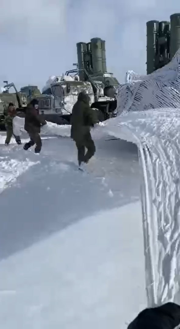 Редкие кадры боевого применения батареи ЗРС С-300ПМ2 ВС РФ в ходе проведения СВО
