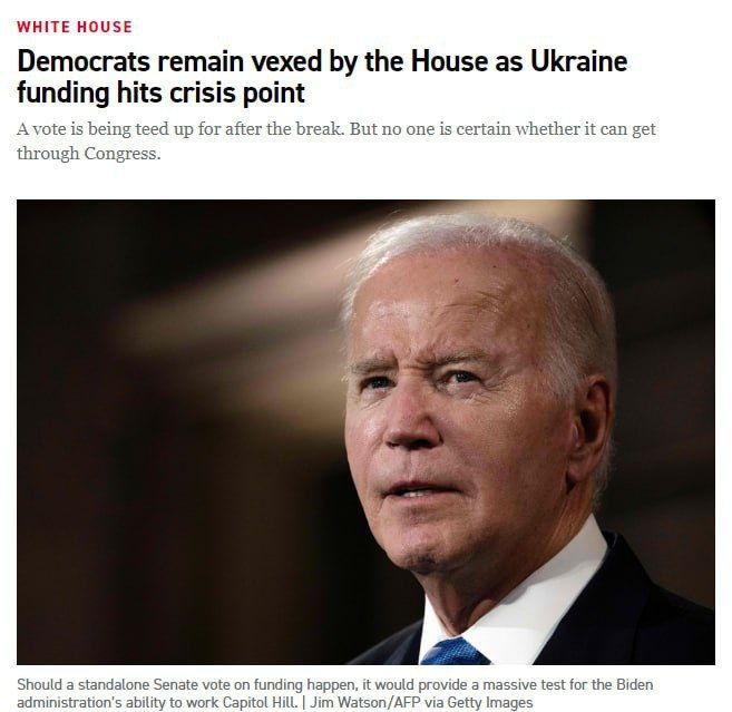 Лисицын: Американский сенатор Криса Мерфи: «Я не знаю, сможет ли Украина дожить до февраля 2024 года»