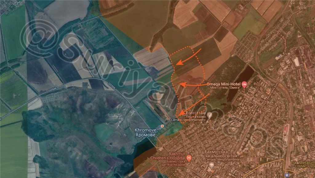 Российские войска наступают на различных направлениях