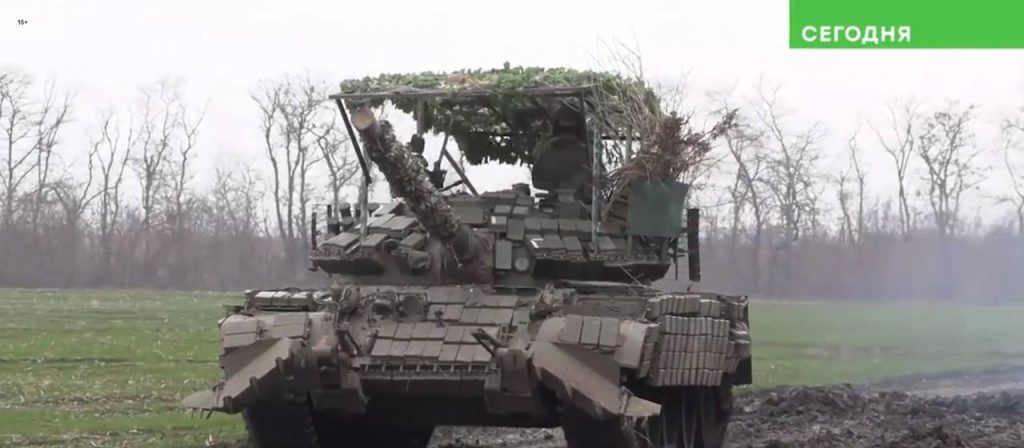 Модернизированные танки Т-62М 5-й отдельной танковой бригады из Улан-Удэ, Угледарское направление