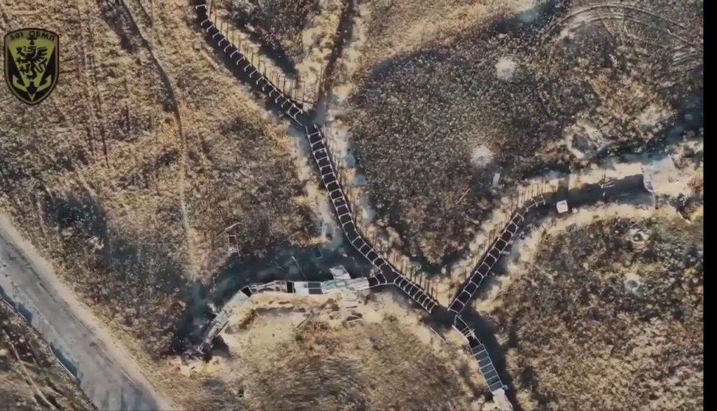 Противник выкладывает кадры наших траншей