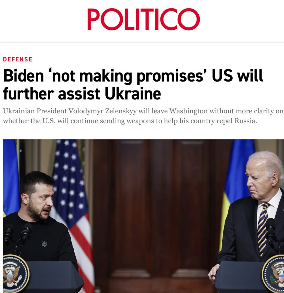 Politico: Зеленский попросил у США ракеты ATACMS большей дальности