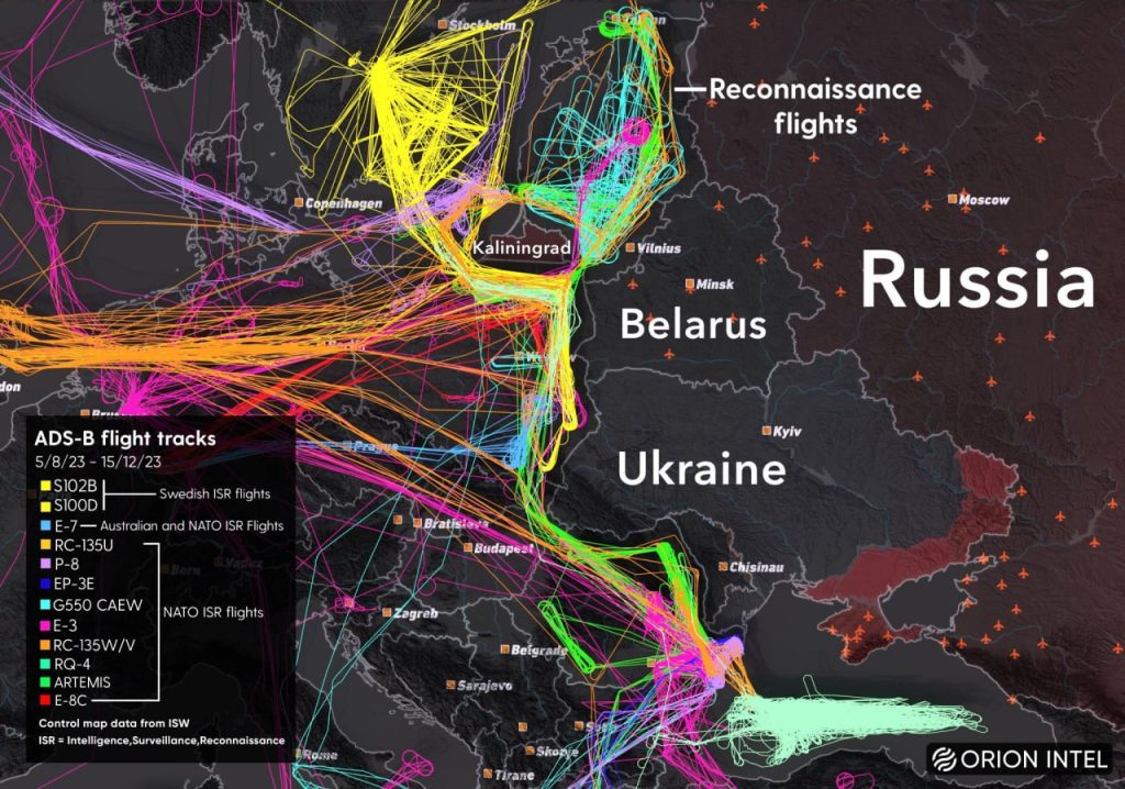 Статистика полетов разведывательной авиации