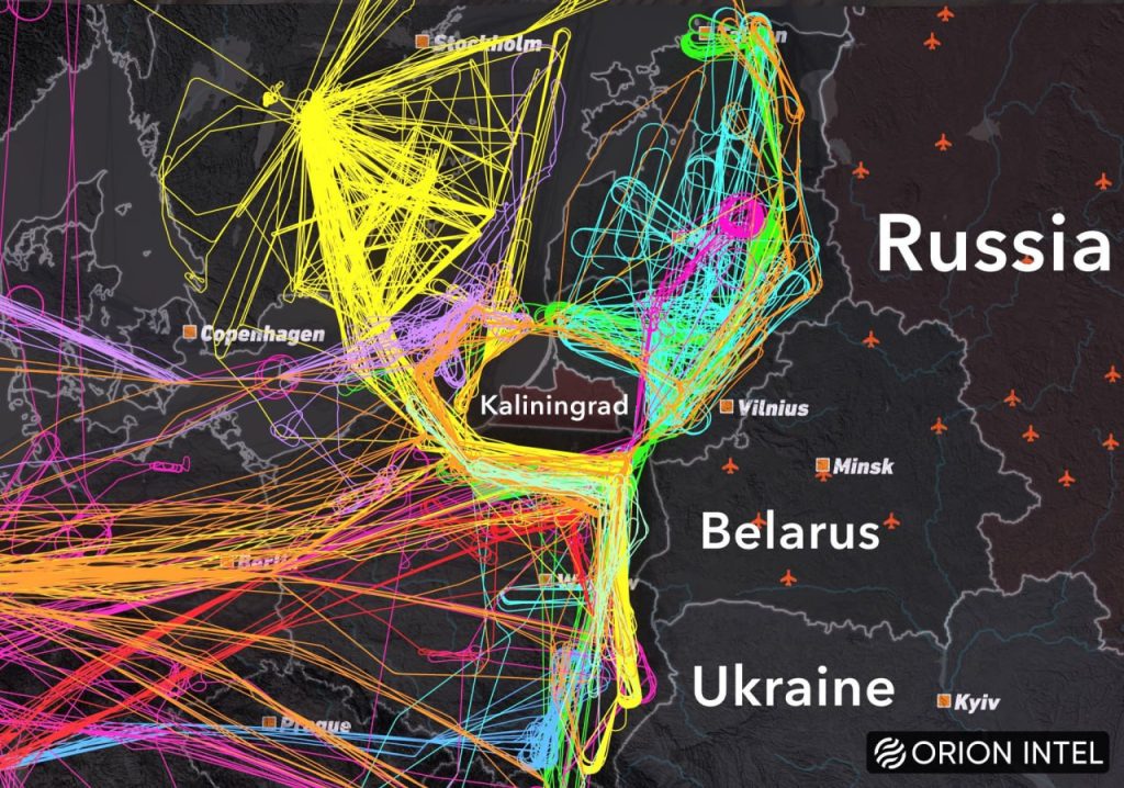 Статистика полетов разведывательной авиации