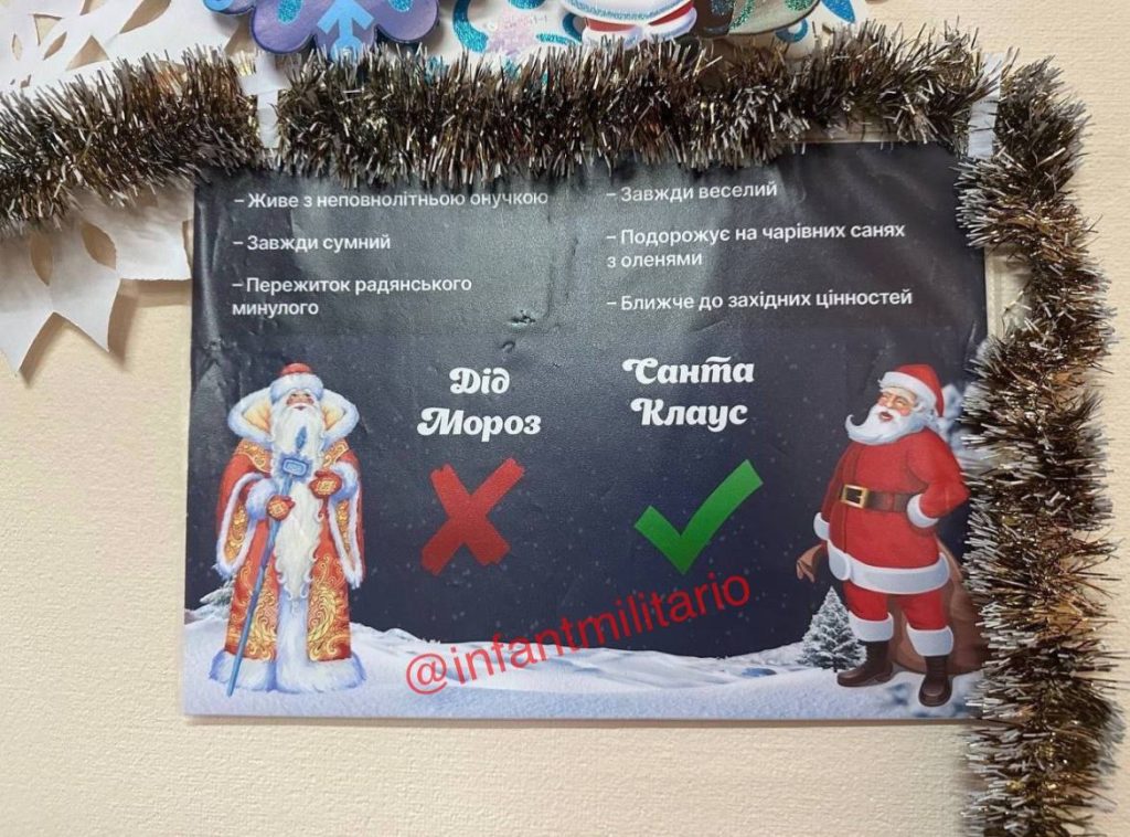 «Декоммунизация» на Украине добралась и до Деда Мороза