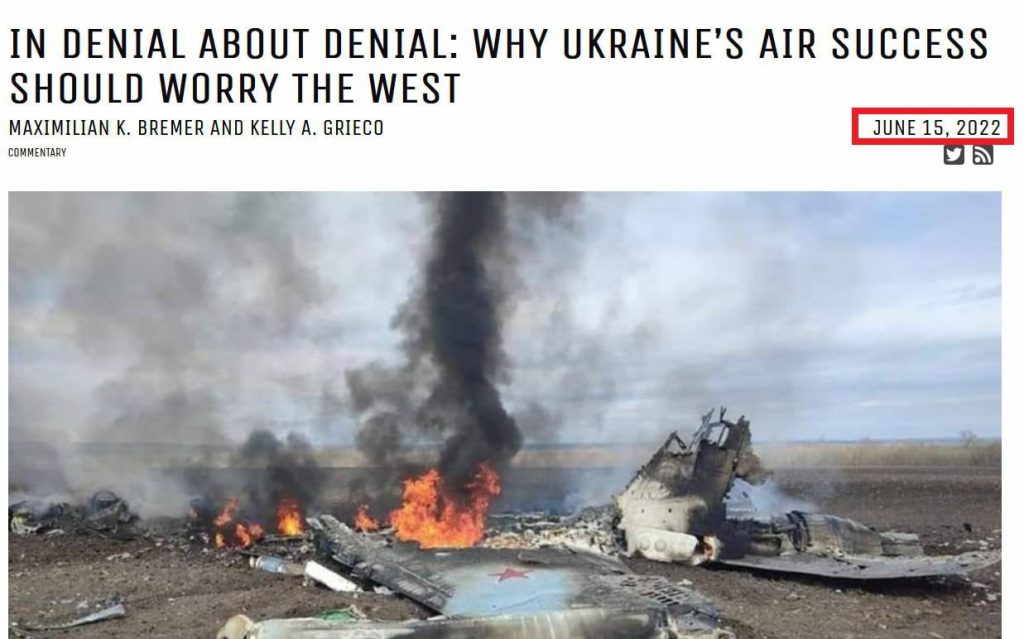 Шарий и киевская пропаганда потерялись во времени и массово публикуют фото «вчера сбитого Су-34»