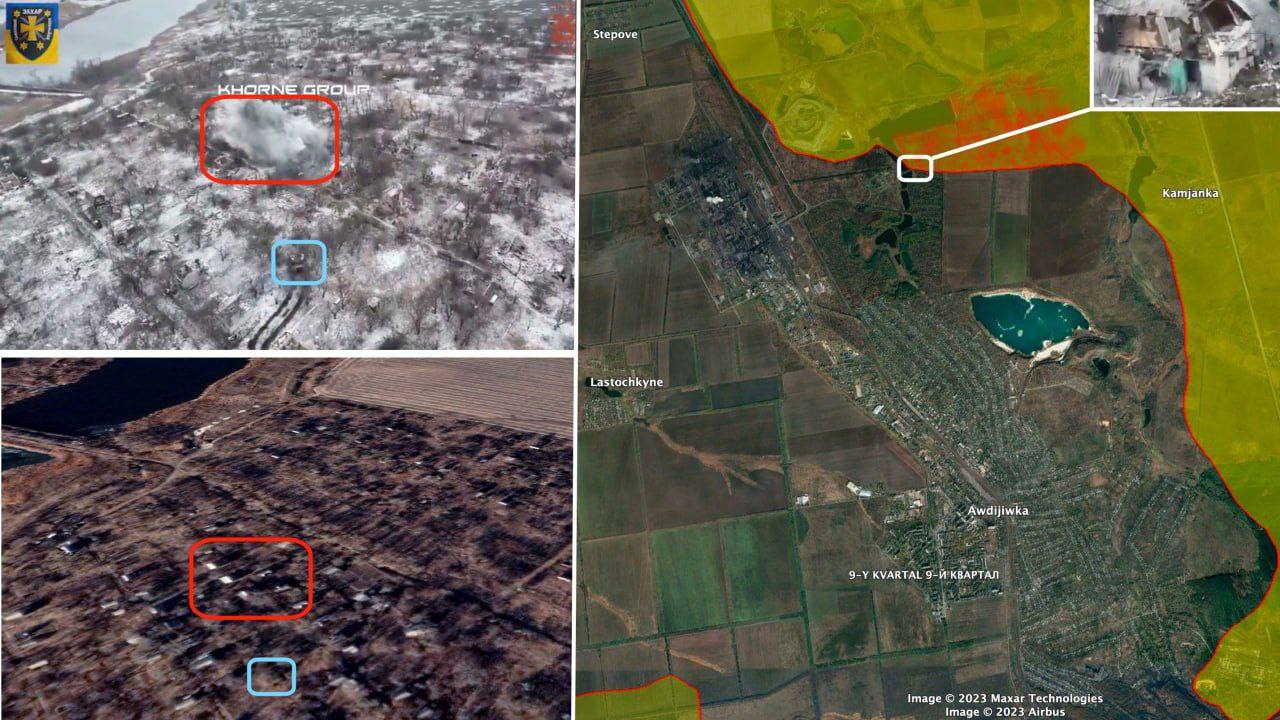 Противник сообщает, что наши войска продвинулись в районе террикона