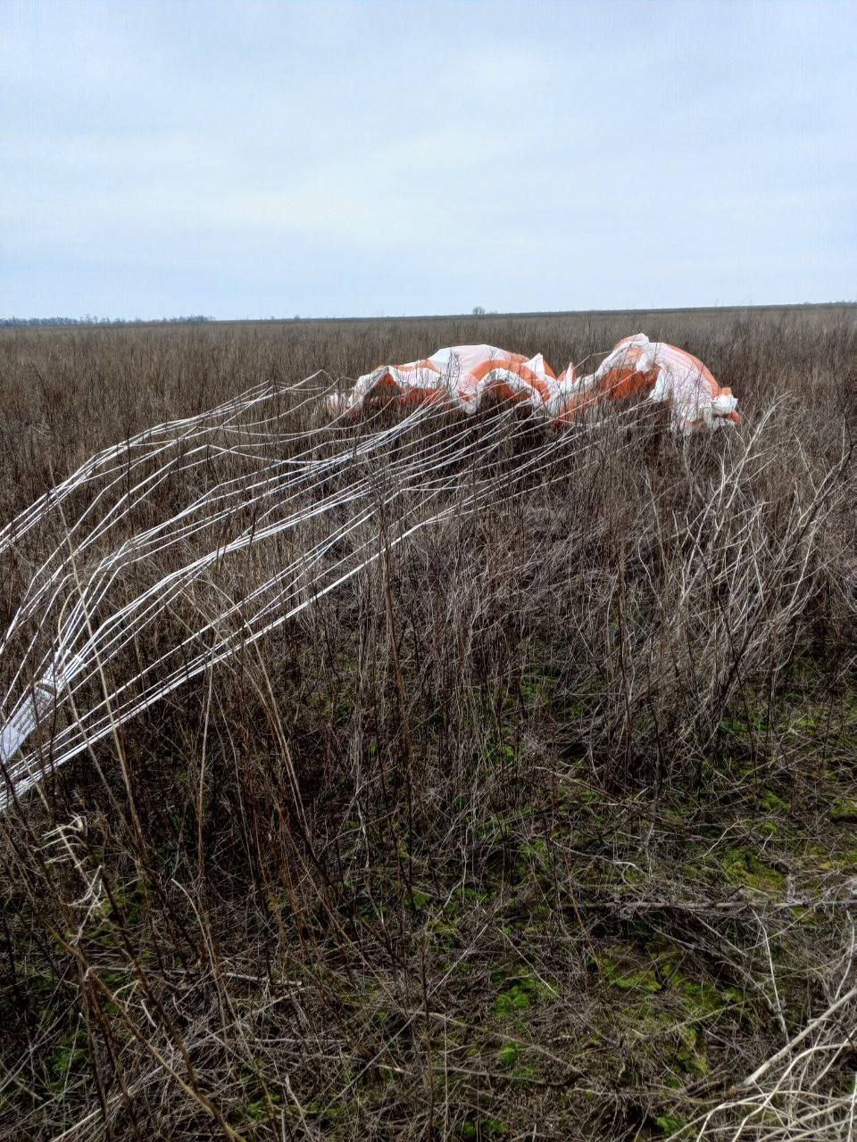 По сбитому бомбардировщику Су-34 ВКС РФ в Херсонской области