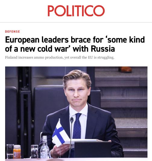 Запад вступил в новую холодную войну с РФ – министр обороны Финляндии Хяккянен