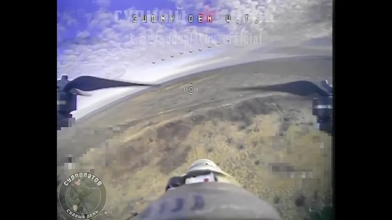 Очередные кадры прилетов FPV-камикадзе по пехоте противника - Подоляка