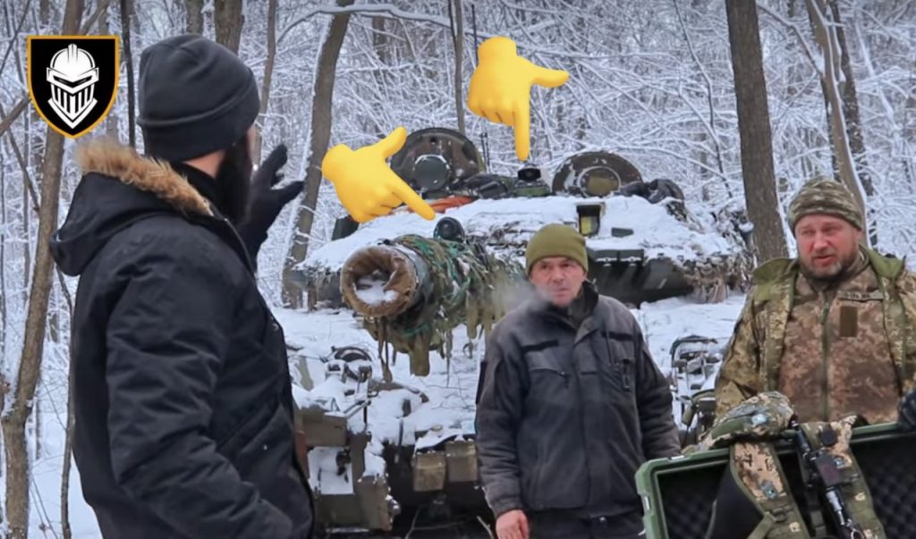 В кадр попало использование украинскими танкистами американской системы MILES в ходе тренировок