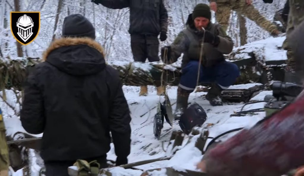 В кадр попало использование украинскими танкистами американской системы MILES в ходе тренировок