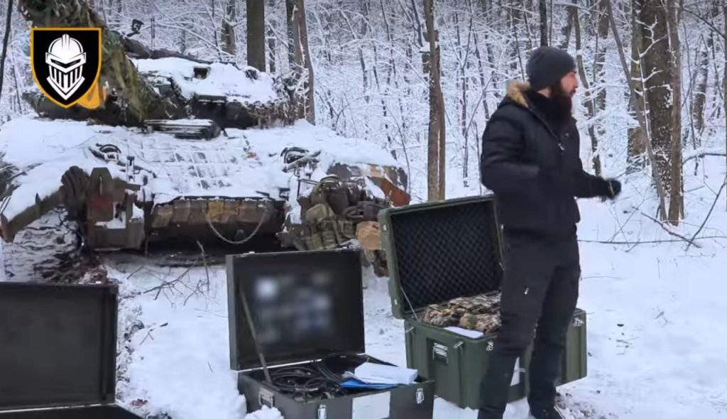 В кадр попало использование украинскими танкистами американской системы MILES в ходе тренировок