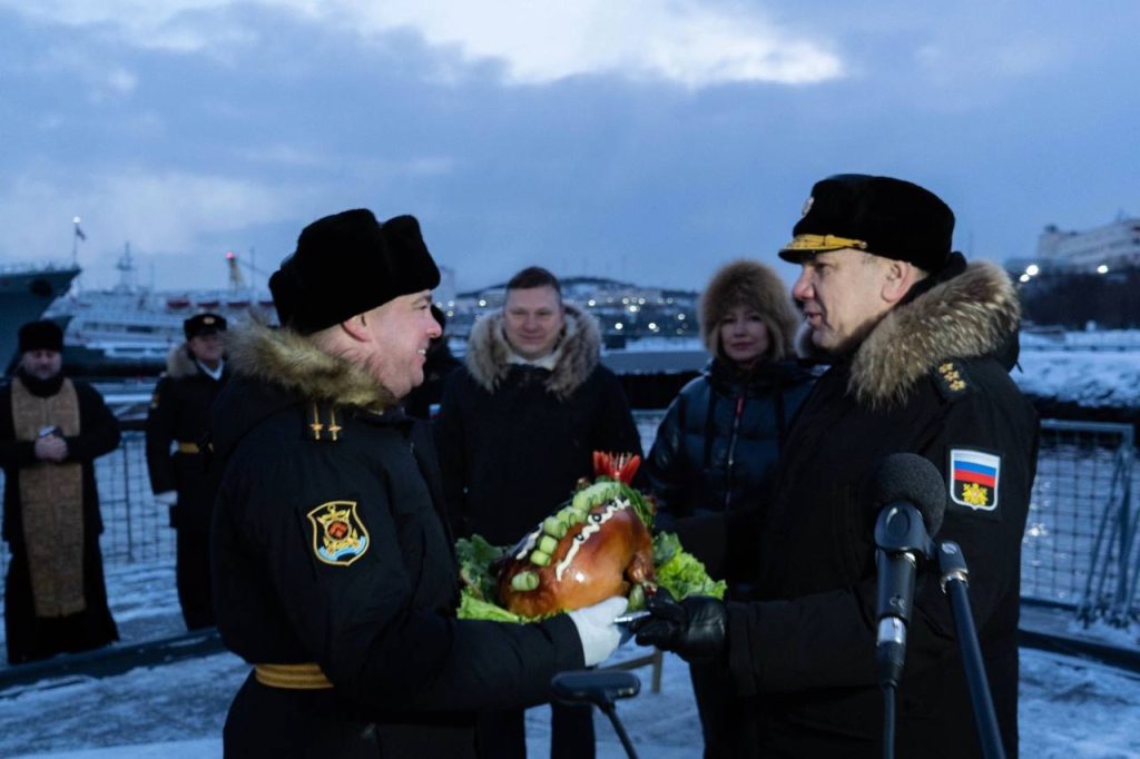 Новейший фрегат проекта 22350 «Адмирал Головко» прибыл в пункт постоянного базирования в г. Североморске