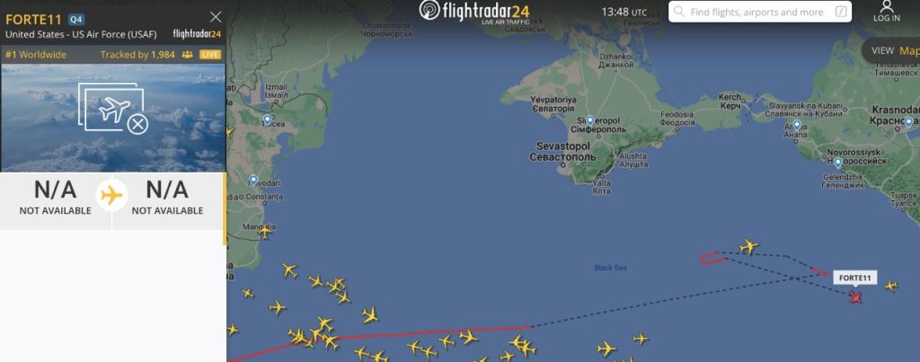 В Черном море замечены самолеты-разведчики НАТО