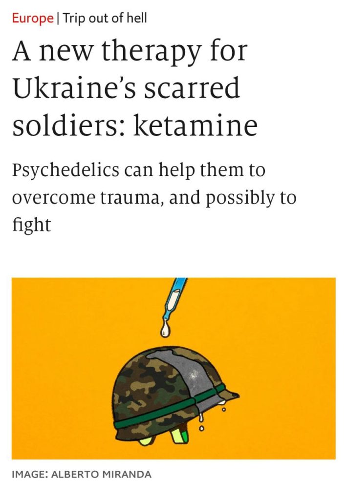 Солдат ВСУ лечат наркотиками и «волшебными» грибами. Пока в качестве эксперимента, пока только раненых