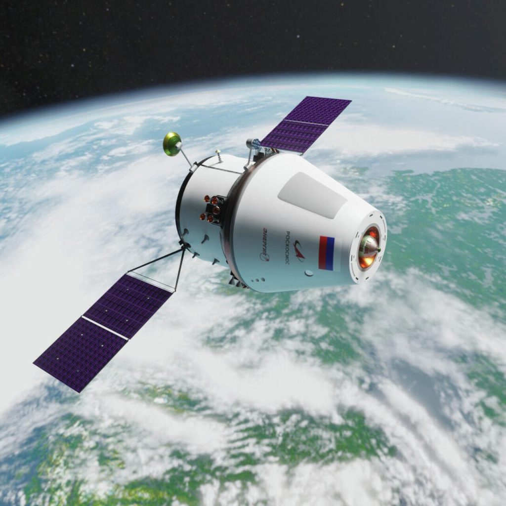 Генеральный конструктор РКК "Энергия", Владимир Соловьёв, представил грузопассажирский вариант корабля "Орёл", который создаётся на предприятии