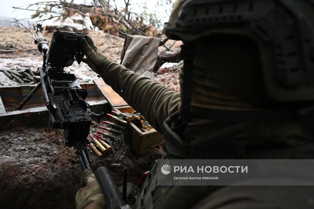 Боевая работа бойцов 200-й отдельной мотострелковой бригады Северного флота на северном фланге Артемовска (Бахмута)