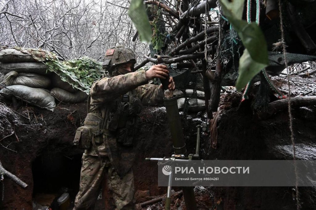 Боевая работа бойцов 200-й отдельной мотострелковой бригады Северного флота на северном фланге Артемовска (Бахмута)