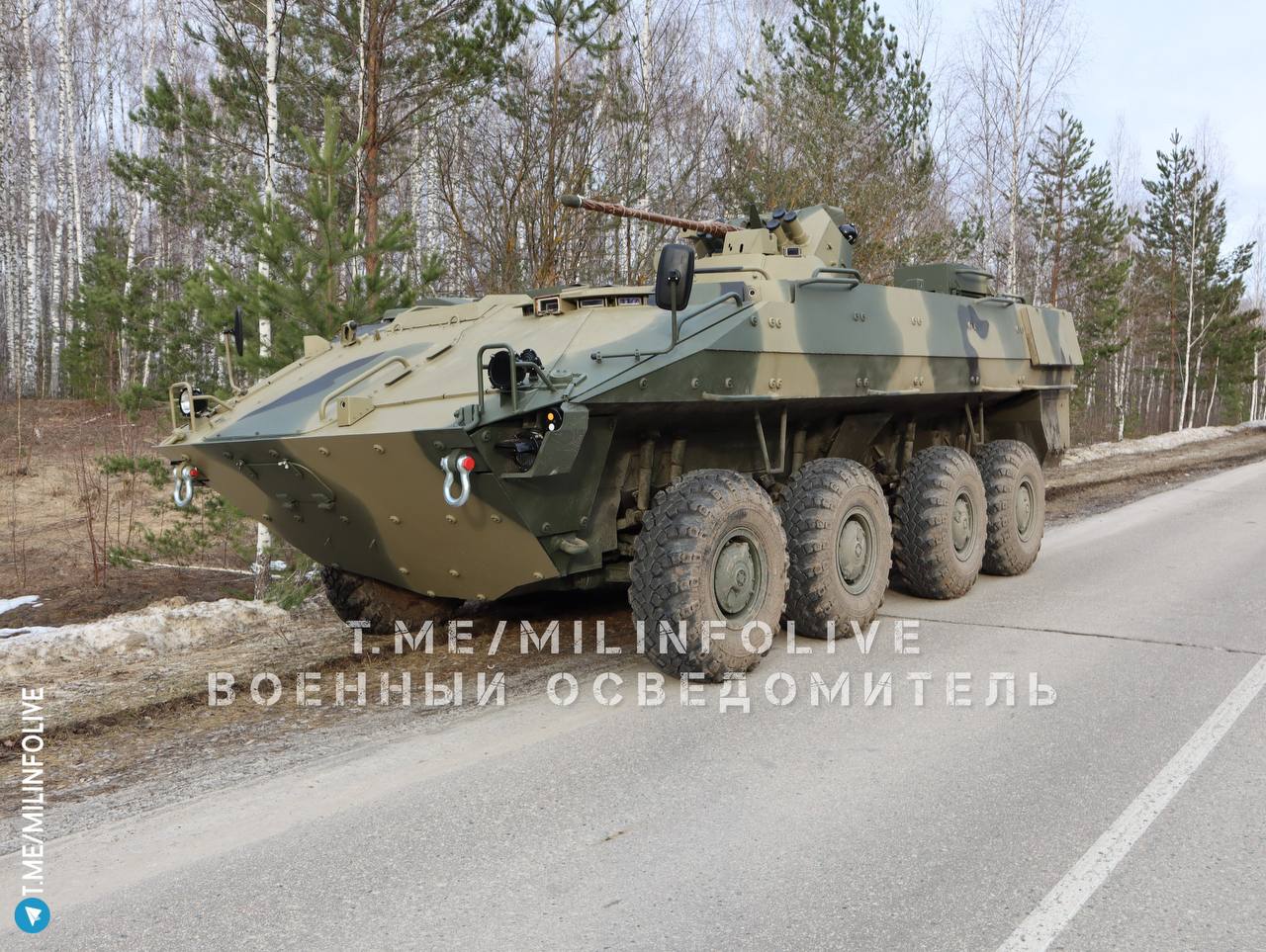 Эксклюзивное фото бронетранспортера БТР-22 во время испытаний - Подоляка