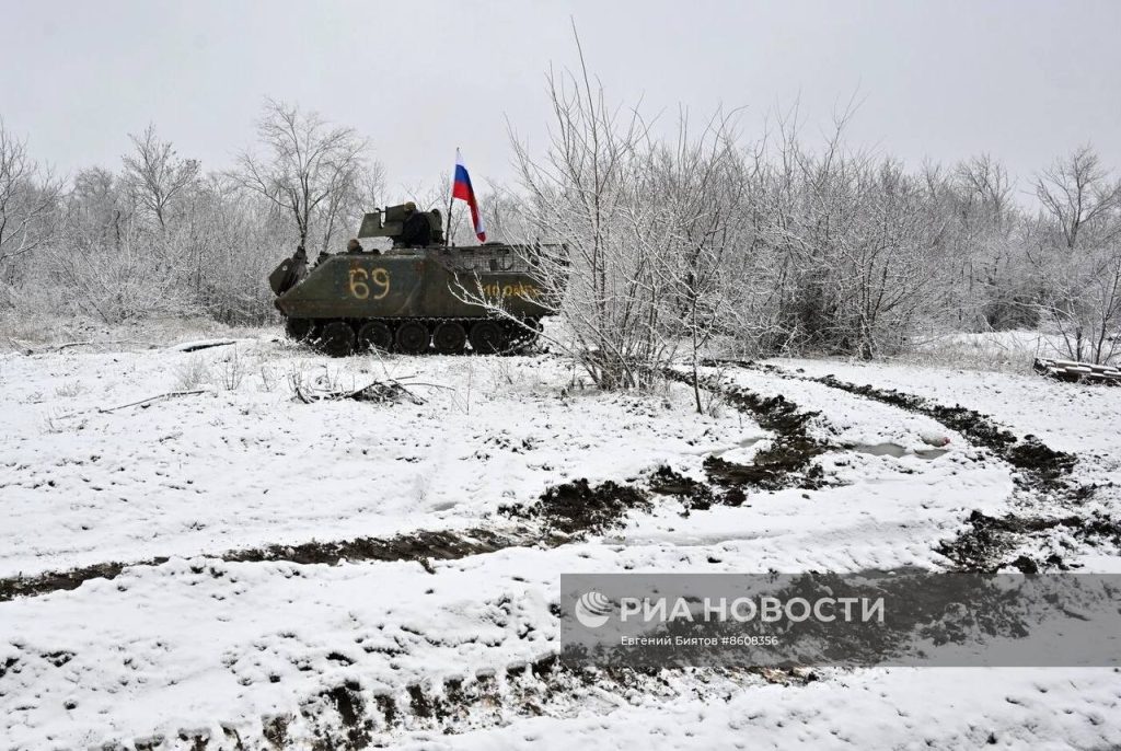 Трофейный БТР YPR-765 ВСУ, захваченный бойцами 200-й мотострелковой бригады Северного флота на Бахмутском направлении