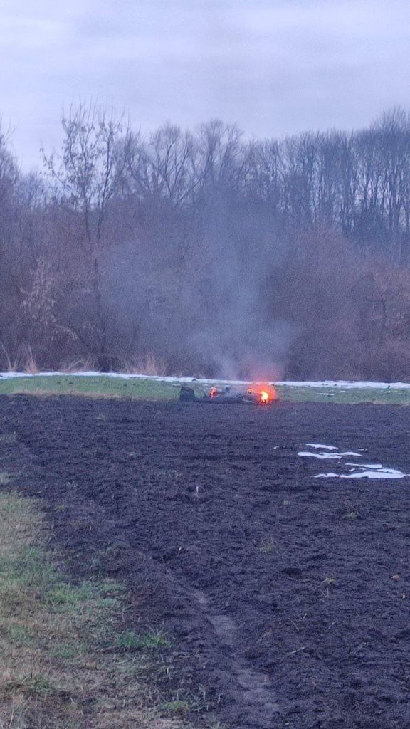 Один из сбитых дронов-камикадзе «Герань-1» («Shahed-131»), принимавших участие в массированной атаке дронов на украинские объекты за последние дни