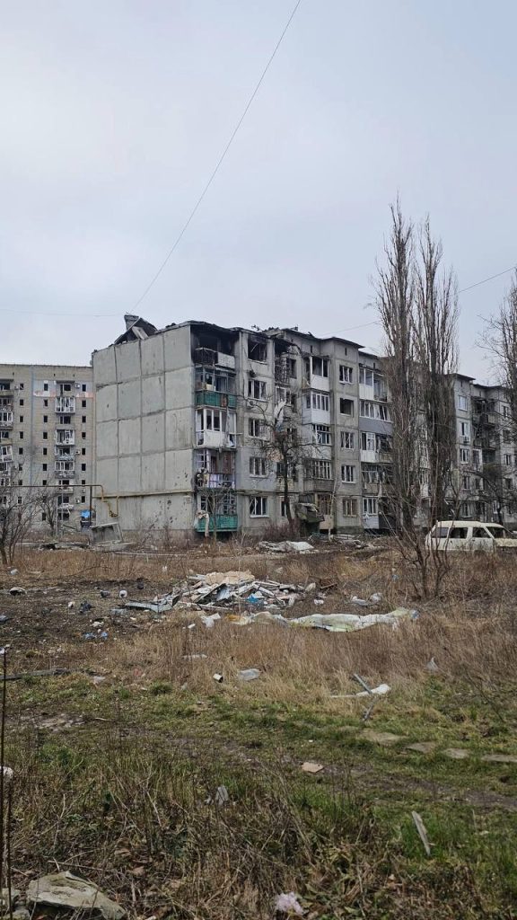 Авдеевка. Январь 2024. Бои идут на окраинах города.