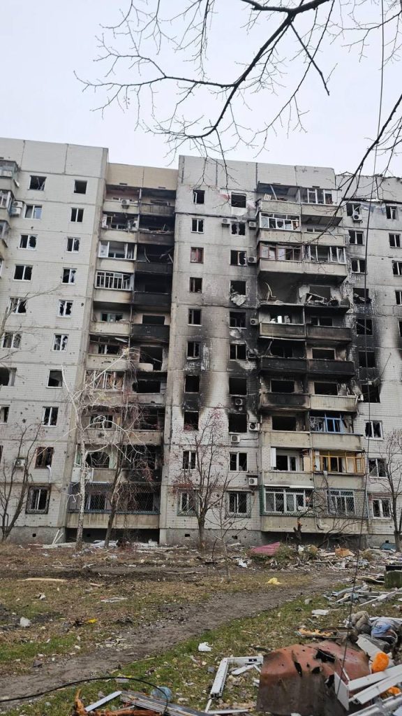 Авдеевка. Январь 2024. Бои идут на окраинах города.