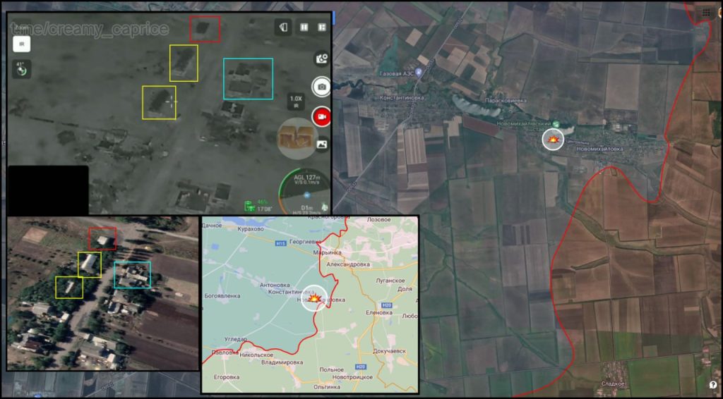 Позиционные боевые действия в Новомихайловке