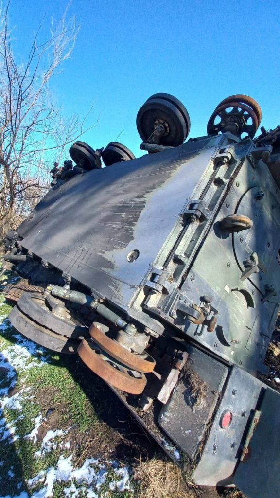 Уничтоженный бронетранспортёр YPR-765 ВСУ на Запорожье