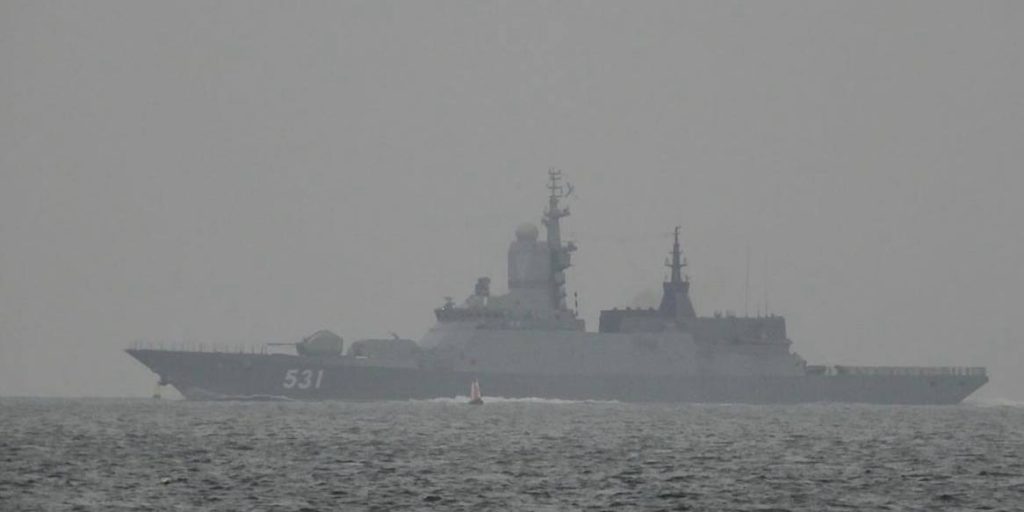 Корвет «Сообразительный» вчера вернулся в Балтийское море