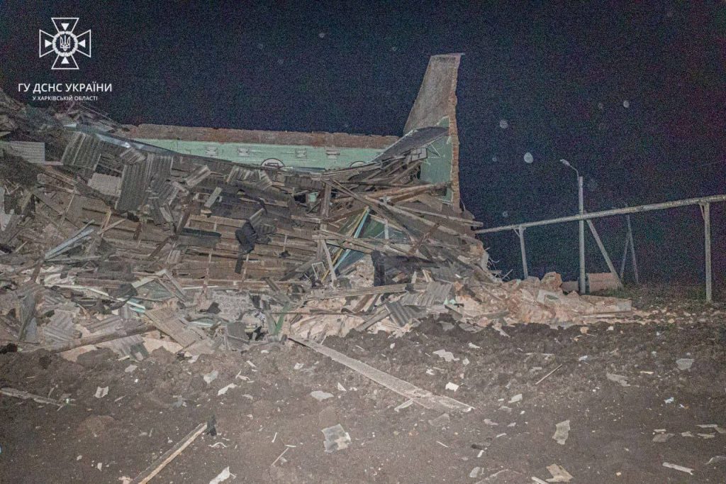 В сети появились кадры с уничтоженной этой ночью располагой ВСУ в Харькове