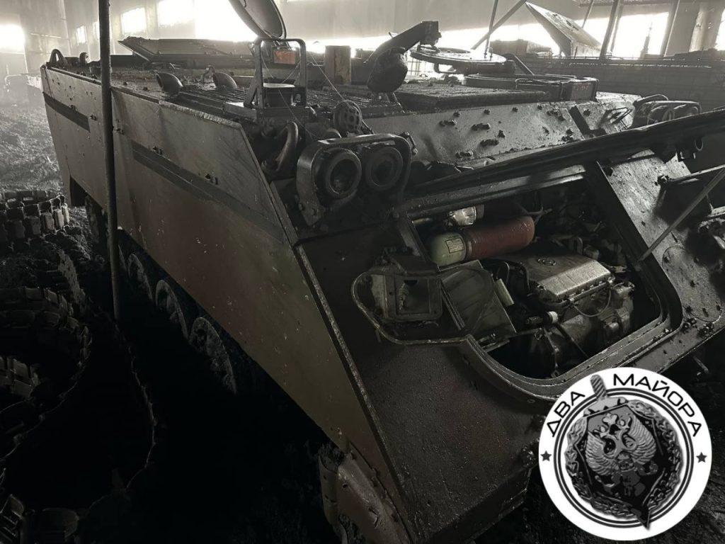 Где-то на просторах фронта наши затрофеили одну из модификаций американской БМП "Бредли"