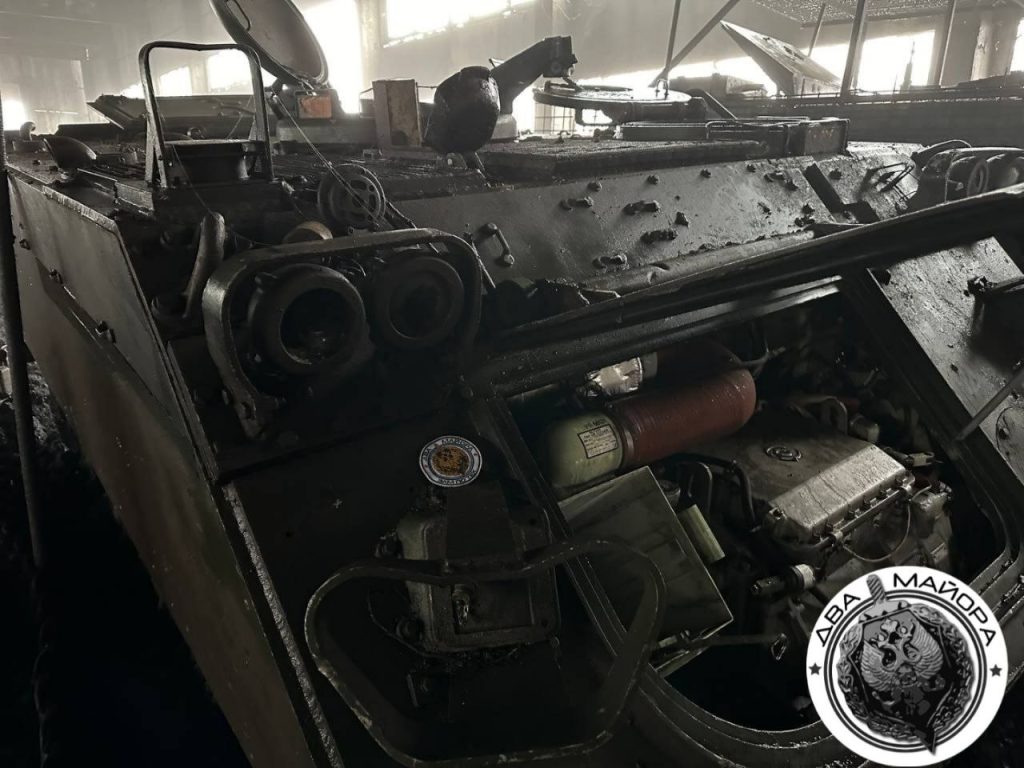 Где-то на просторах фронта наши затрофеили одну из модификаций американского БТР М113