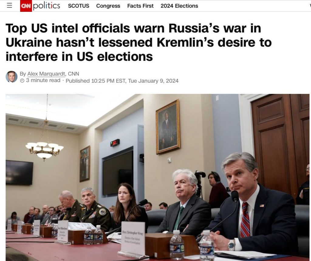 Спецслужбы США заявили об угрозе «вмешательства» России в президентские выборы – CNN