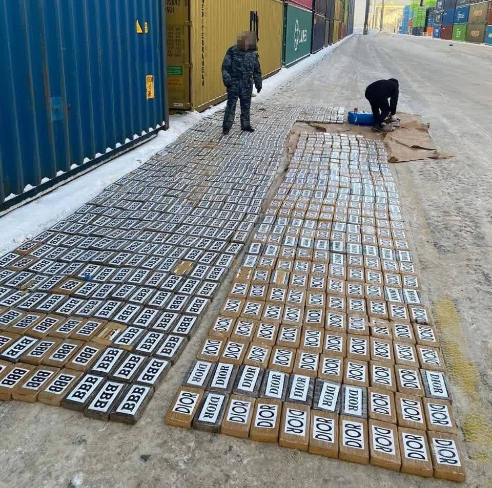 Более тонны кокаина на 11 миллиардов рублей задержали в Большом порту Санкт-Петербурга — ФТС