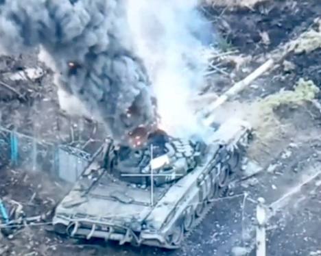 Т-72М1 Б/н №116 - уничтожен