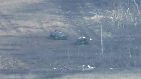 БМП-1 - уничтожена. Южнее с. Новопрокоповка в Запорожской области