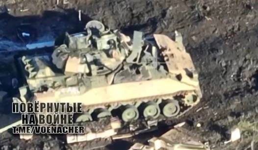 M2A2 ODS-SA Bradley - повреждена и брошена