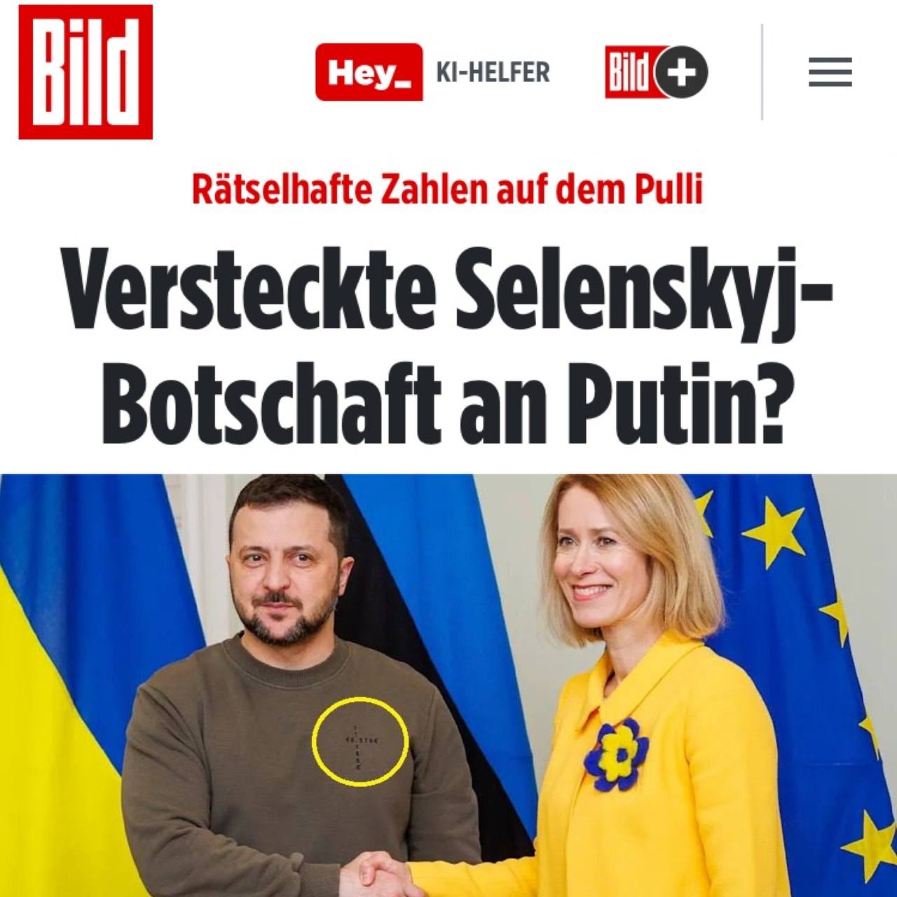 Зеленский послал скрытый сигнал Путину, — Bild