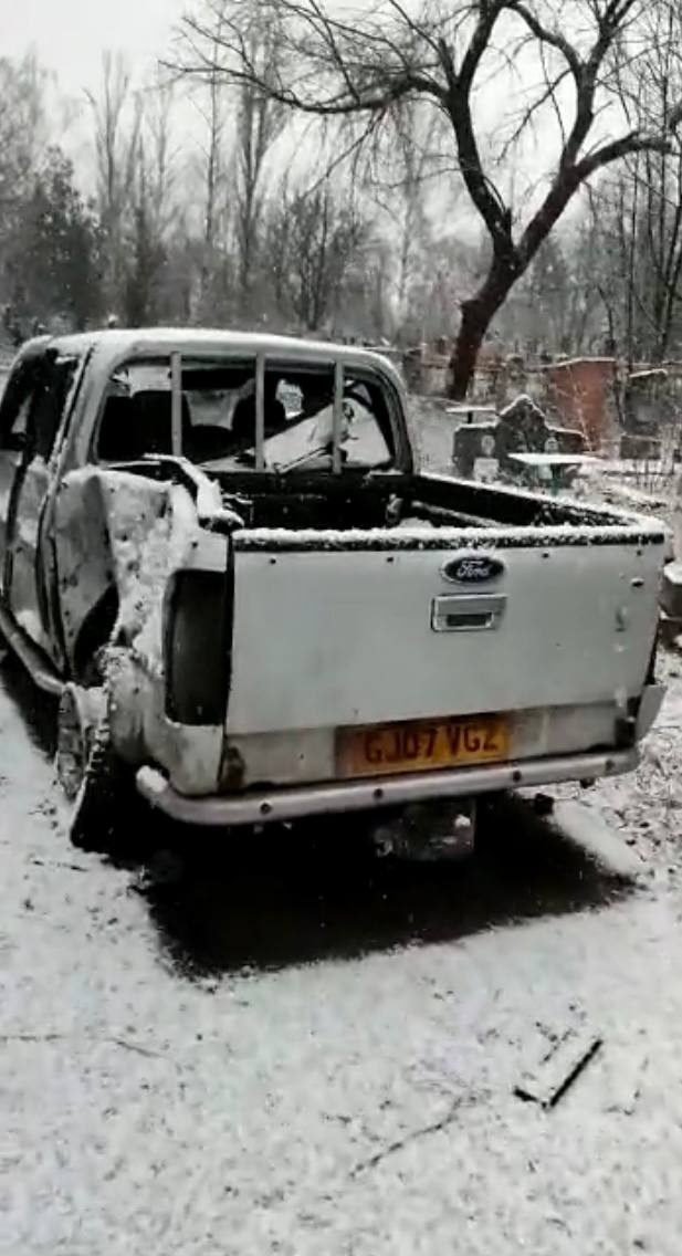 Пикап Г/н №CJ07 VGZ - поврежден