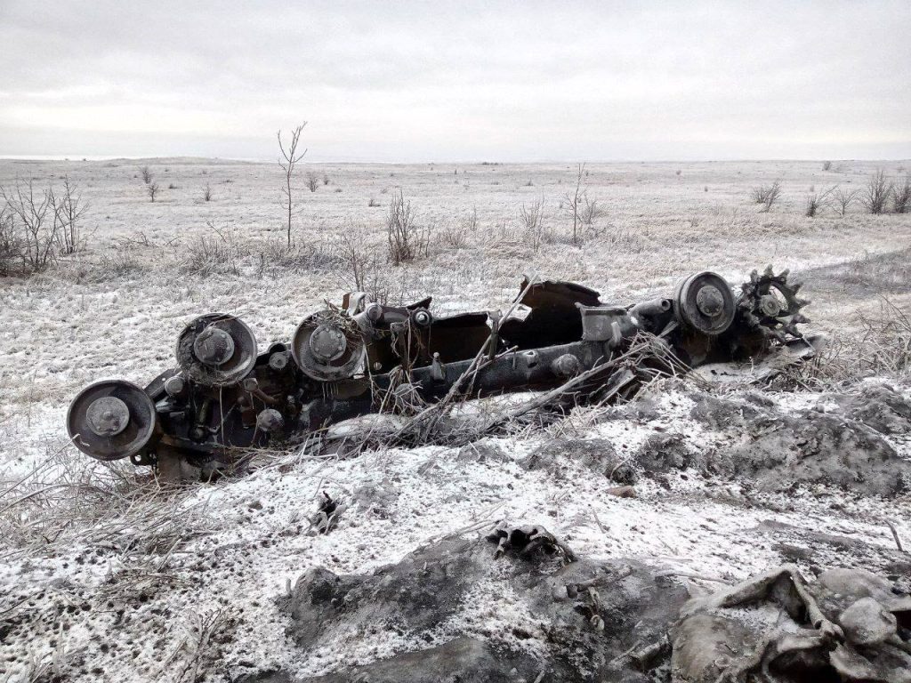 Т-64БВ - уничтожен