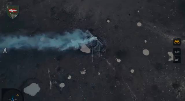 Т-72АВ - поврежден и брошен