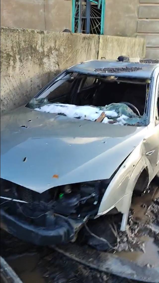 Внедорожник - уничтожен. В Донецкой области