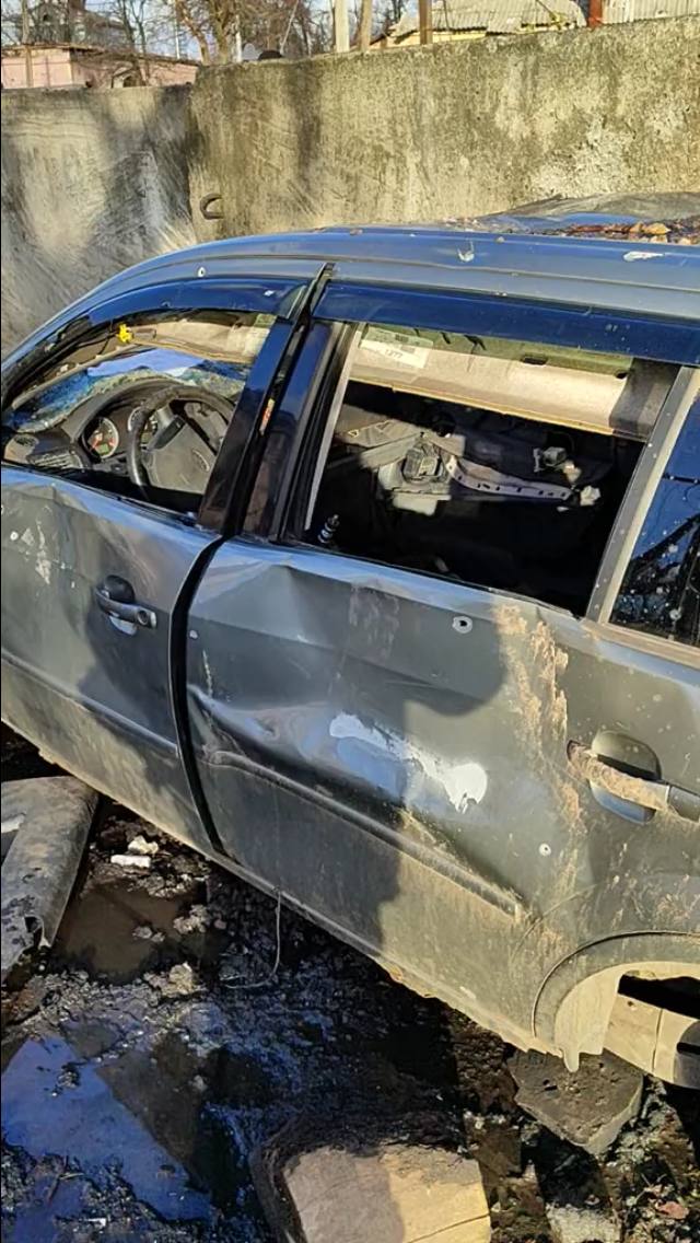 Внедорожник - уничтожен. В Донецкой области