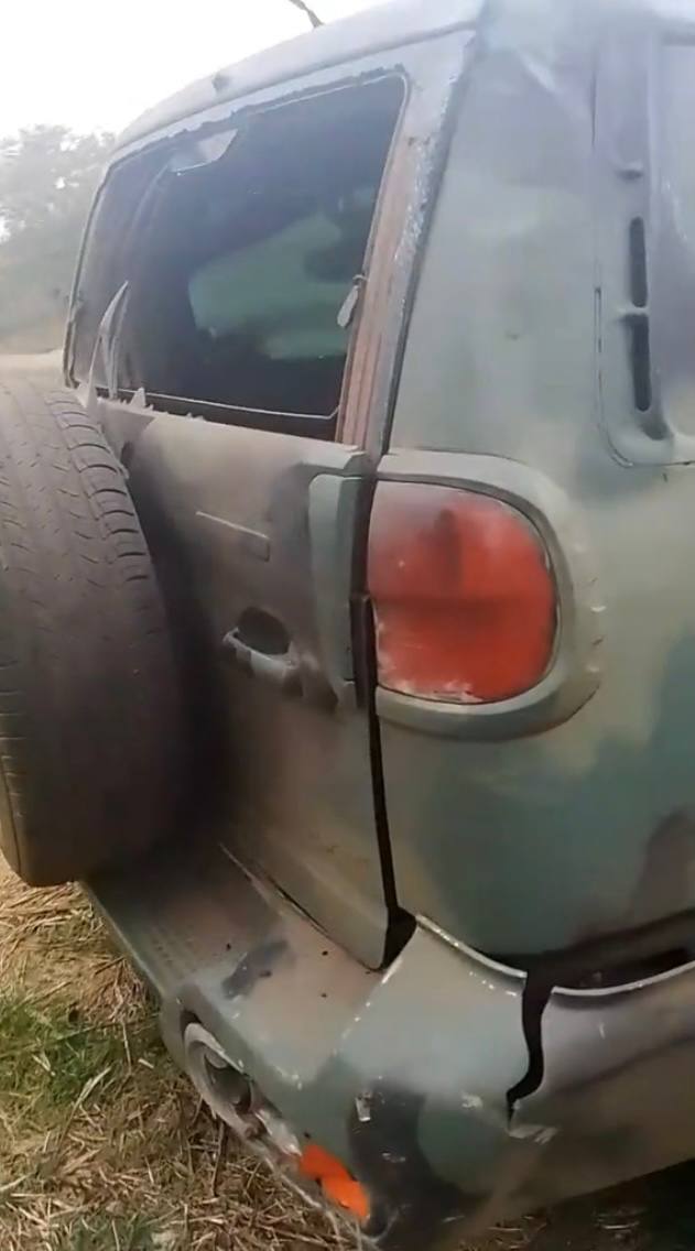 Внедорожник Г/н №ET500FP - поврежден