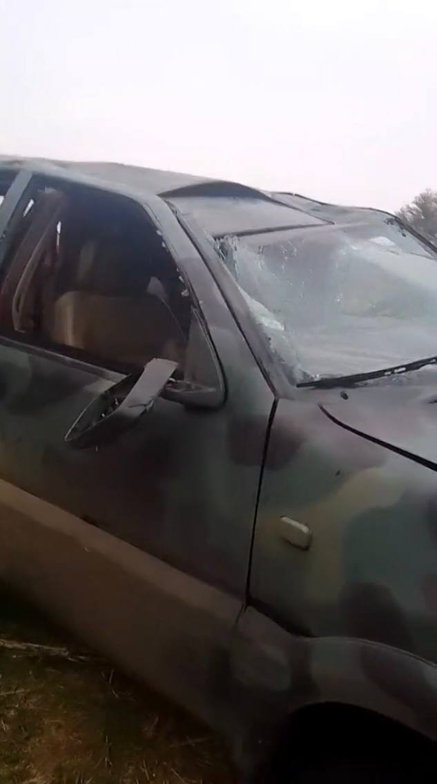 Внедорожник Г/н №ET500FP - поврежден