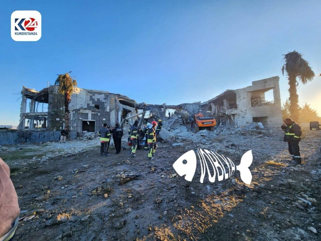 Фото разрушенного дома иракского бизнесмена, связанного с израильской разведкой и руководством Курдистана